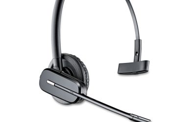 CS540 Monaural Convertible Wireless Headset, Black