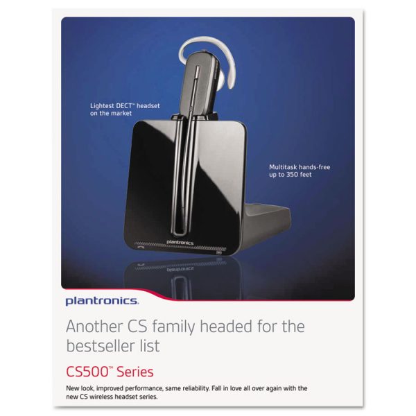 CS540 Monaural Convertible Wireless Headset, Black - Image 2