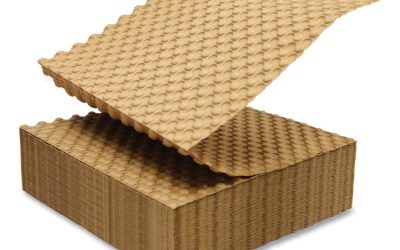 Bubble Paper, 12″ x 250 ft, Perforated Every 12″, Kraft, 250 Sheets/Carton