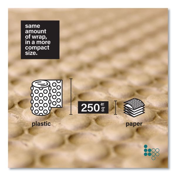 Bubble Paper, 12" x 250 ft, Perforated Every 12", Kraft, 250 Sheets/Carton - Image 6