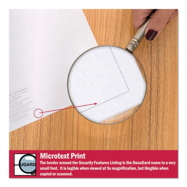 Medical Security Papers, 24 lb Bond Weight, 8.5 x 11, Blue, 500/Ream - Image 6