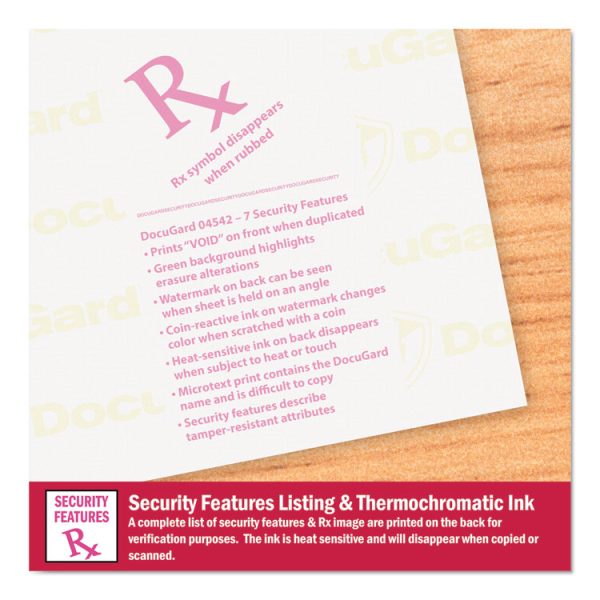 Medical Security Papers, 24 lb Bond Weight, 8.5 x 11, Green, 500/Ream - Image 7