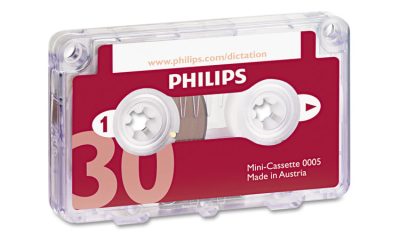 Audio and Dictation Mini Cassette, 30 min (15 min x 2), 10/Pack