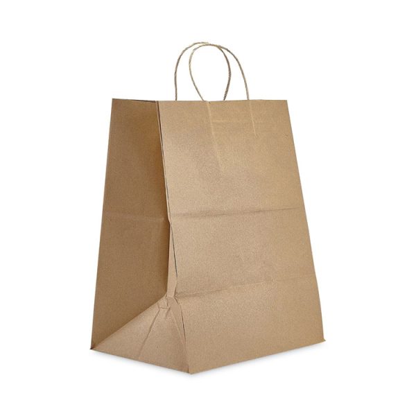 Kraft Paper Bags, Regal, 12 X 9 X 15.75, Natural, 200/carton - Image 3
