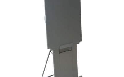 Duramax Portable Presentation Easel, Adjusts 39″ To 72″ High, Plastic, Gray