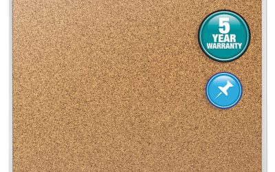 Classic Series Cork Bulletin Board, 60 x 36, Tan Surface, Silver Anodized Aluminum Frame