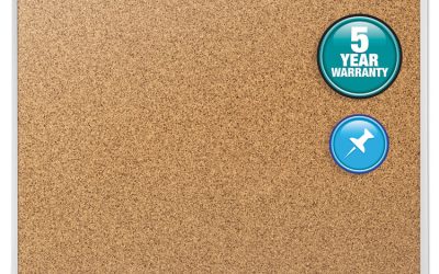 Classic Series Cork Bulletin Board, 96 x 48, Tan Surface, Silver Anodized Aluminum Frame