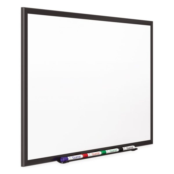 Classic Series Porcelain Magnetic Dry Erase Board, 36 x 24, White Surface, Black Aluminum Frame - Image 3