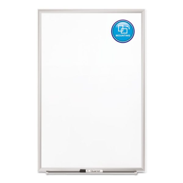 Classic Series Porcelain Magnetic Dry Erase Board, 36 x 24, White Surface, Silver Aluminum Frame - Image 5