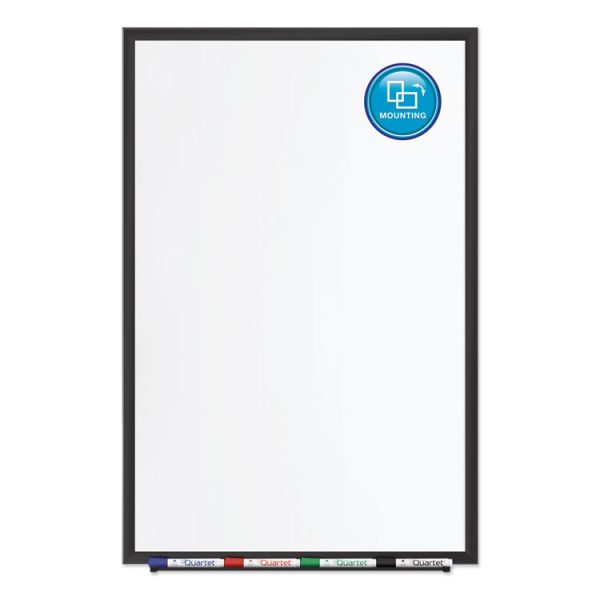 Classic Series Porcelain Magnetic Dry Erase Board, 48 x 36, White Surface, Black Aluminum Frame - Image 5