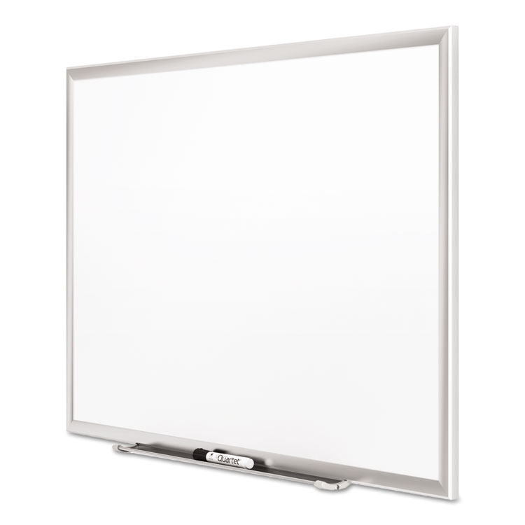 Classic Series Porcelain Magnetic Dry Erase Board, 60 x 36, White Surface, Silver Aluminum Frame - Image 4