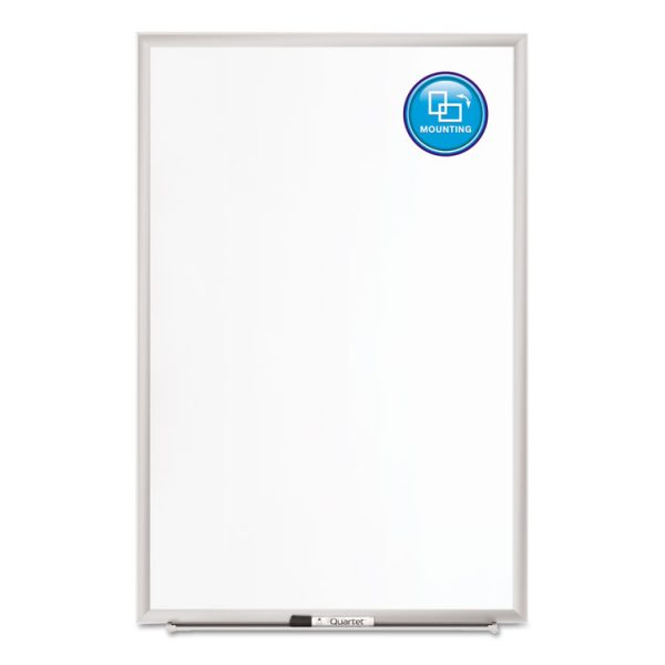 Classic Series Porcelain Magnetic Dry Erase Board, 72 x 48, White Surface, Silver Aluminum Frame - Image 5