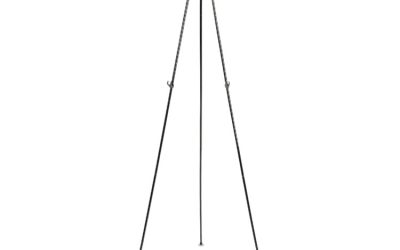 Full Size Instant Easel, 62.38″ Maximum Height, Steel, Black