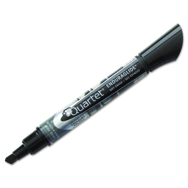 Enduraglide Dry Erase Marker, Broad Chisel Tip, Black, Dozen - Image 5