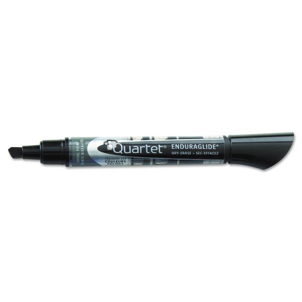 Enduraglide Dry Erase Marker, Broad Chisel Tip, Black, Dozen - Image 4