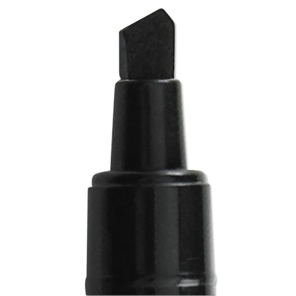 Enduraglide Dry Erase Marker, Broad Chisel Tip, Black, Dozen - Image 3