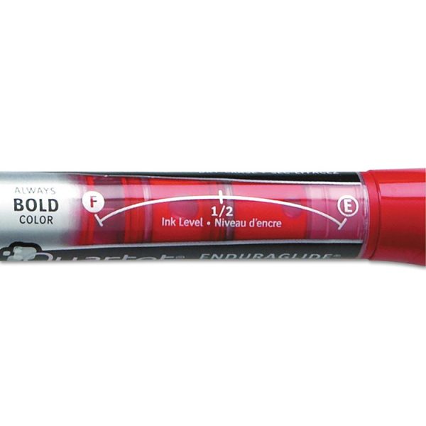 Enduraglide Dry Erase Marker, Broad Chisel Tip, Red, Dozen - Image 5