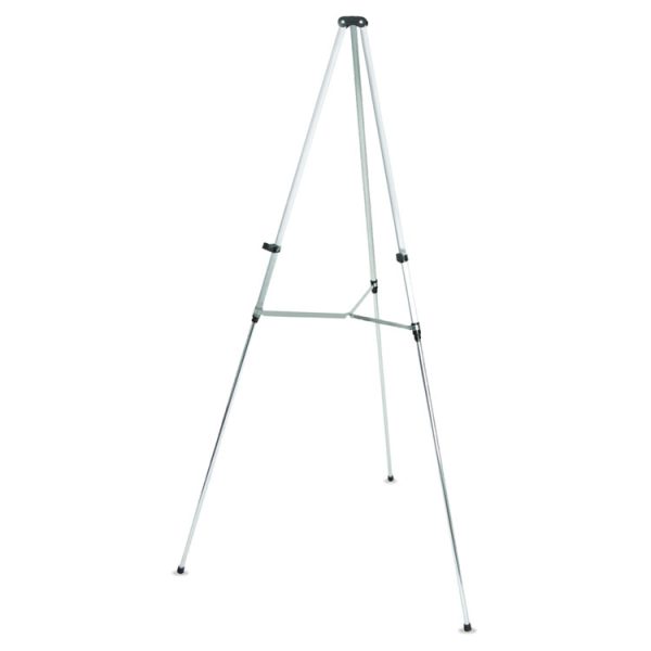 Lightweight Telescoping Tripod Easel, 38" To 66" High, Aluminum, Silver - Image 5