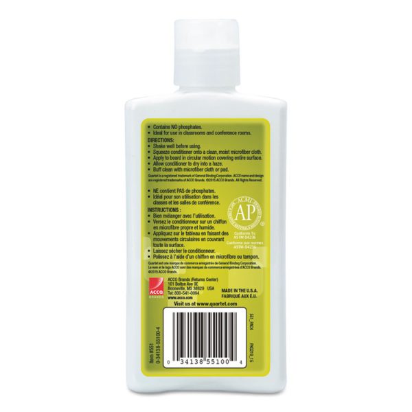 Whiteboard Conditioner/cleaner For Dry Erase Boards, 8 Oz Bottle - Image 2