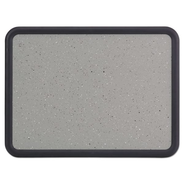 Contour Granite Board, 36 x 24, Granite Gray Surface, Black Plastic Frame - Image 8