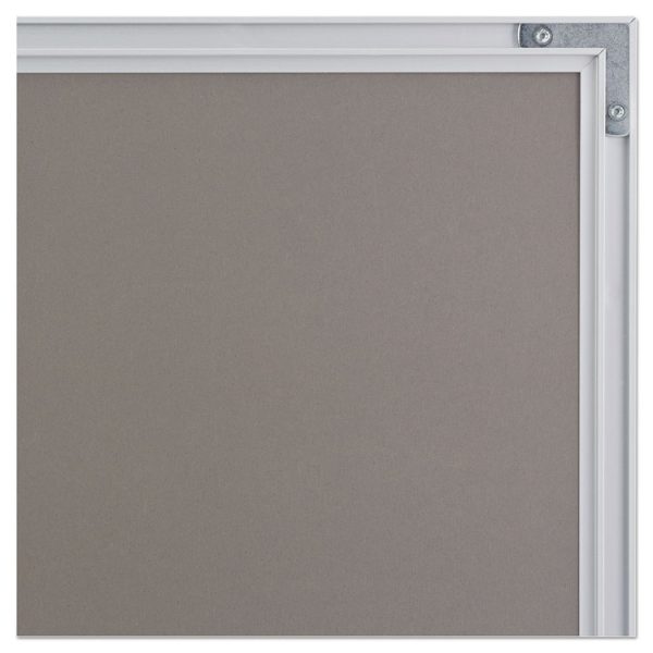 Dry Erase Board, 36 x 24, Melamine White Surface, Silver Aluminum Frame - Image 4