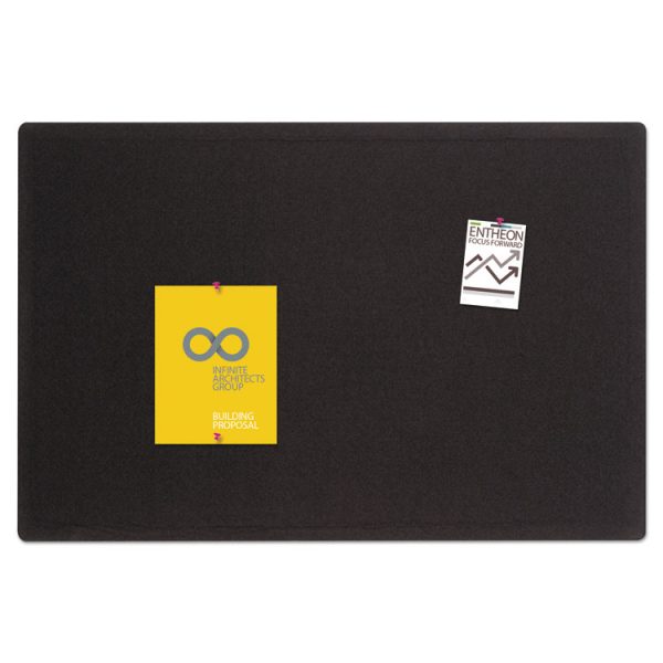 Oval Office Fabric Board, 48 x 36, Black Surface - Image 6