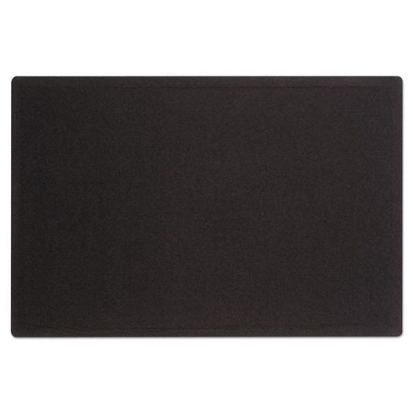 Oval Office Fabric Board, 48 x 36, Black Surface