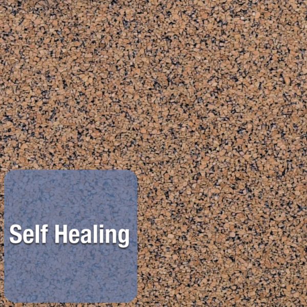 Prestige Colored Cork Bulletin Board, 36 x 24, Brown Surface, Graphite Gray Fiberboard/Plastic Frame - Image 5