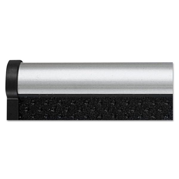 Prestige Embossed Foam Bulletin Board, 36 x 24, Black Surface, Silver Aluminum Frame - Image 6