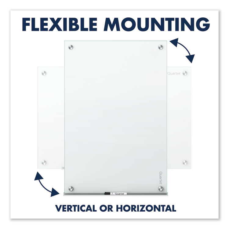 Infinity Glass Marker Board, 24 x 18, White Surface - Image 7