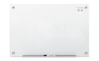 Infinity Glass Marker Board, 24 x 18, White Surface