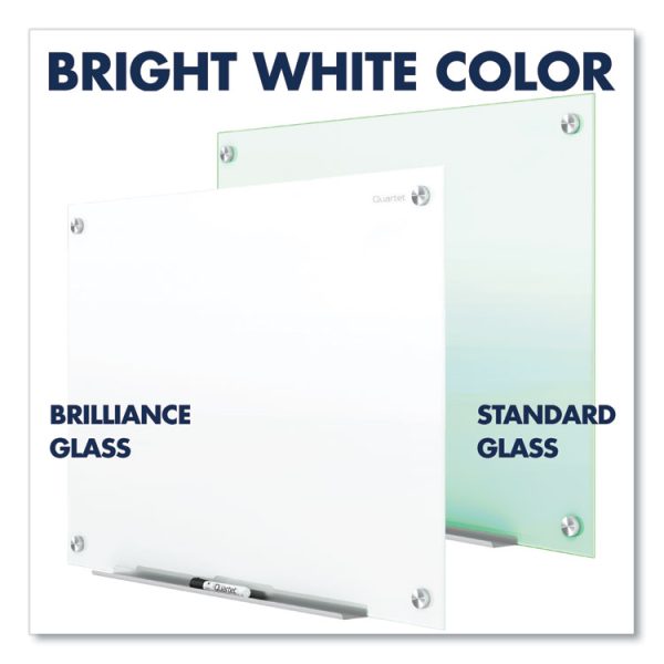 Brilliance Glass Dry-Erase Boards, 48 X 36, White Surface - Image 5