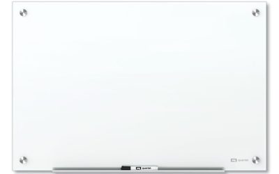 Brilliance Glass Dry-Erase Boards, 72 X 48, White Surface