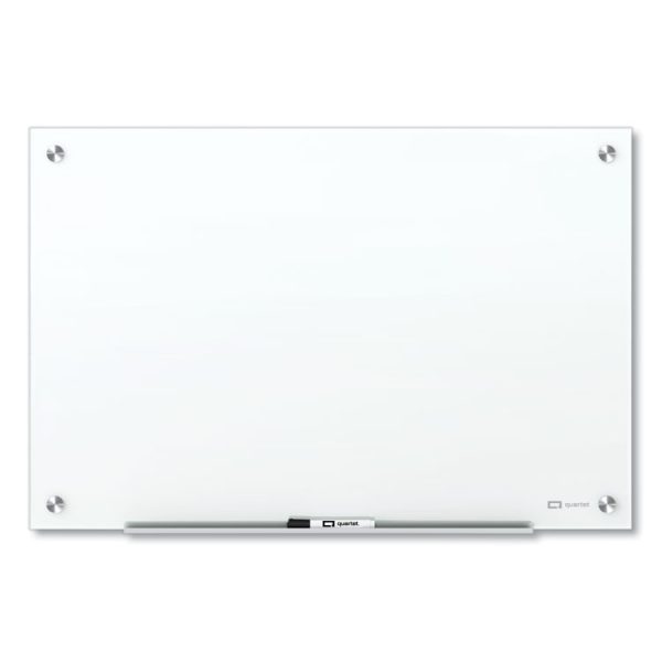 Brilliance Glass Dry-Erase Boards, 72 X 48, White Surface
