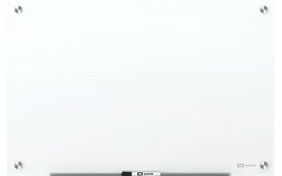 Brilliance Glass Dry-Erase Boards, 96 X 48, White Surface
