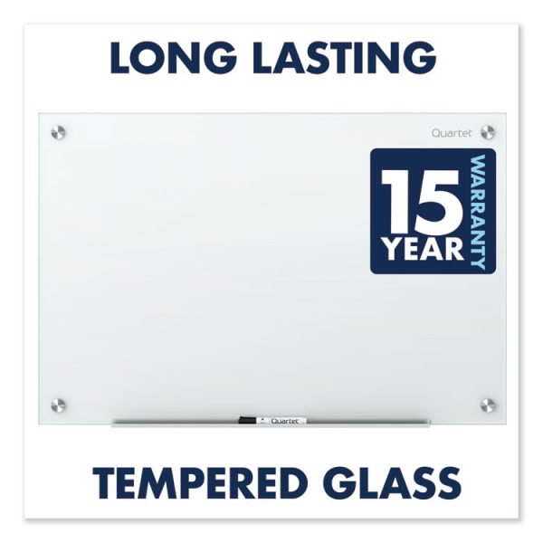 Infinity Glass Marker Board, 36 x 24, White Surface - Image 3