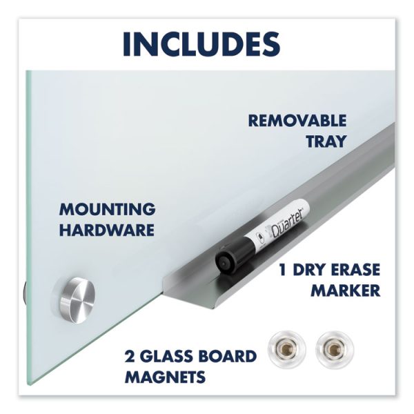 Infinity Glass Marker Board, 36 x 24, White Surface - Image 6