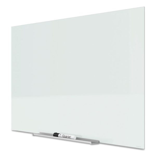 InvisaMount Magnetic Glass Marker Board, 50 x 28, White Surface - Image 4