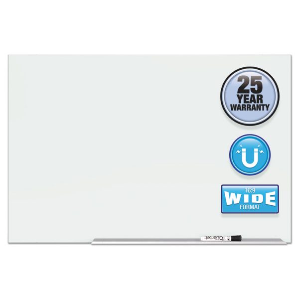 Element Framed Magnetic Glass Dry-Erase Boards, 74 x 42, White Surface, Silver Aluminum Frame - Image 2