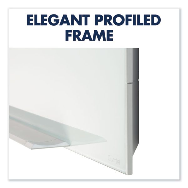 Element Framed Magnetic Glass Dry-Erase Boards, 74 x 42, White Surface, Silver Aluminum Frame - Image 10