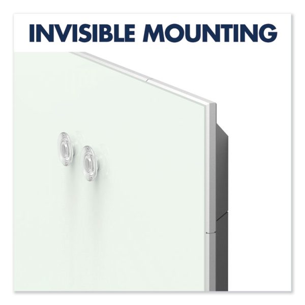 Element Framed Magnetic Glass Dry-Erase Boards, 74 x 42, White Surface, Silver Aluminum Frame - Image 6