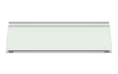 Glass Dry Erase Desktop Computer Pad, 18 x 6, White Surface