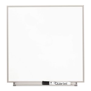 Matrix Magnetic Boards, 16 x 16, White Surface, Silver Aluminum Frame