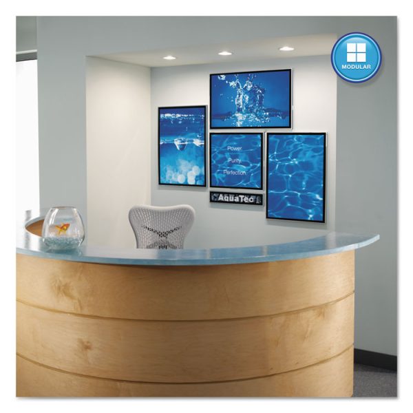 Matrix Magnetic Boards, 23 x 16, White Surface, Silver Aluminum Frame - Image 4