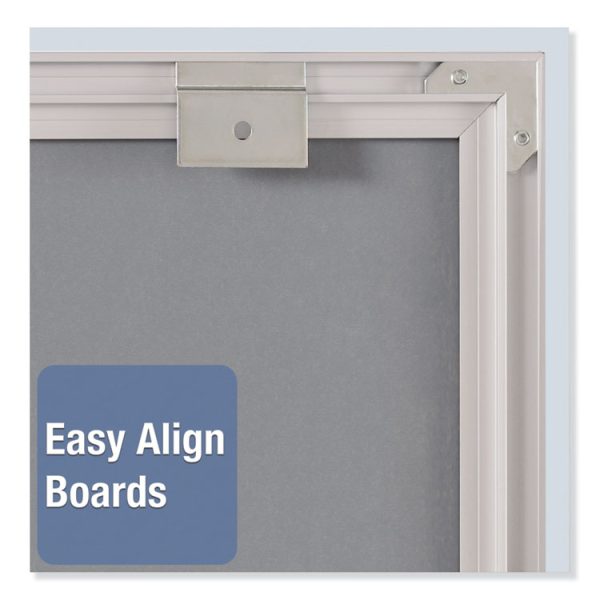 Matrix Magnetic Boards, 34 x 23, White Surface, Silver Aluminum Frame - Image 5
