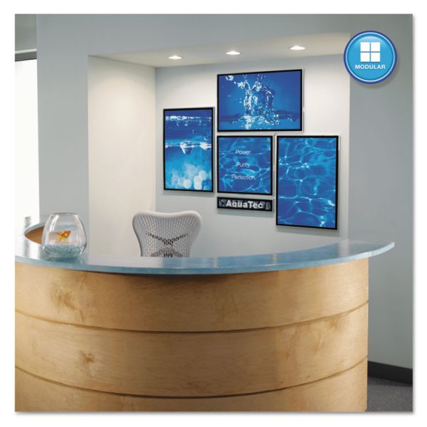 Matrix Magnetic Boards, 48 x 31, White Surface, Silver Aluminum Frame - Image 4