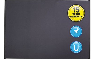 Prestige Plus Magnetic Fabric Bulletin Boards, 72 x 48, Gray Surface, Silver Aluminum Frame