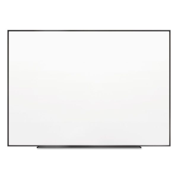 Fusion Nano-Clean Magnetic Whiteboard, 48 x 36, White Surface, Black Aluminum Frame