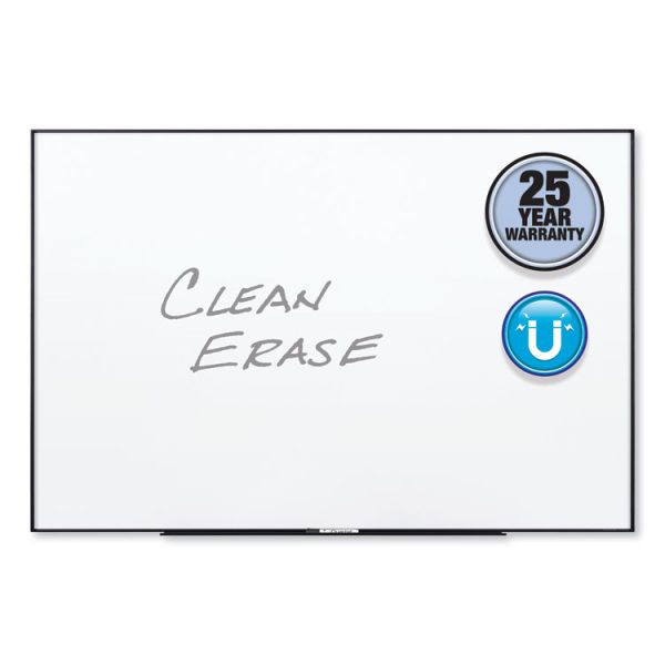 Fusion Nano-Clean Magnetic Whiteboard, 48 x 36, White Surface, Black Aluminum Frame - Image 4