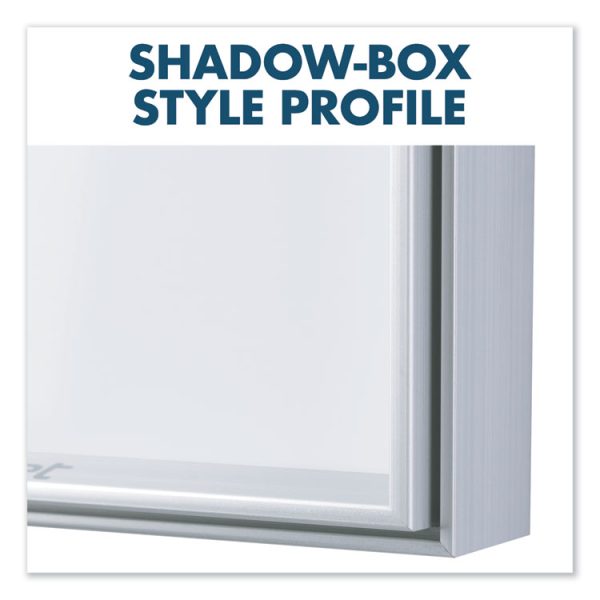 Fusion Nano-Clean Magnetic Whiteboard, 48 x 36, White Surface, Silver Aluminum Frame - Image 8